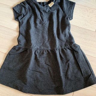 ザラキッズ(ZARA KIDS)のZaraザラ ワンピースお出掛けグレー(ワンピース)