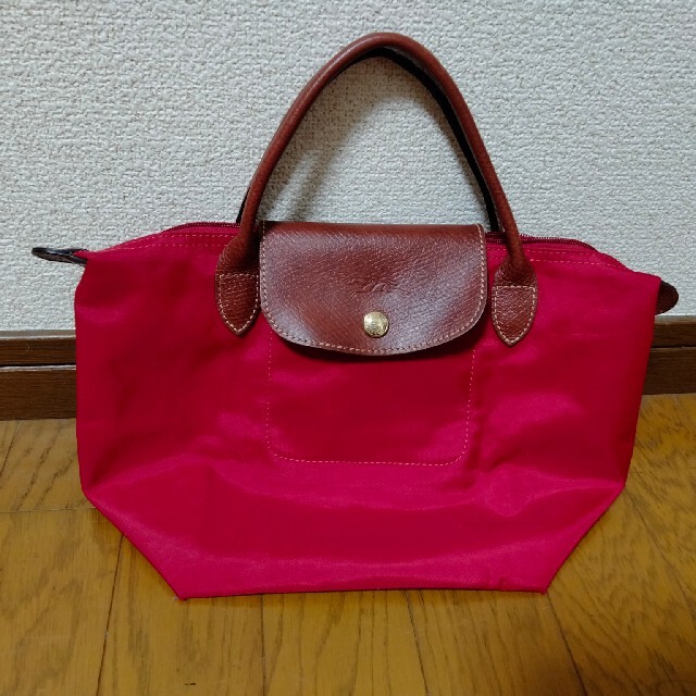 LONGCHAMP(ロンシャン)のロンシャン　トートバッグ　ミニ　赤色 レディースのバッグ(トートバッグ)の商品写真