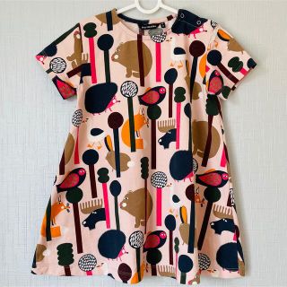 マリメッコ(marimekko)の【中古】92〜98cm マリメッコ 半袖ワンピース(ワンピース)