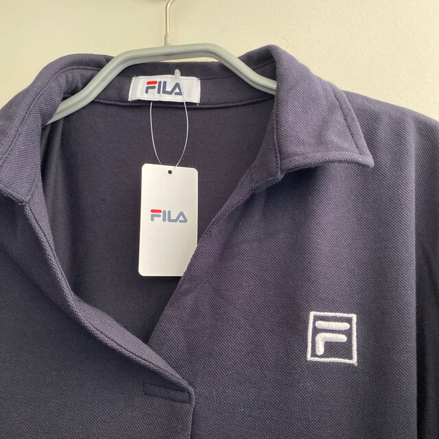 FILA(フィラ)の新品タグ付　FILAワンピース鹿の子 レディースのワンピース(ロングワンピース/マキシワンピース)の商品写真