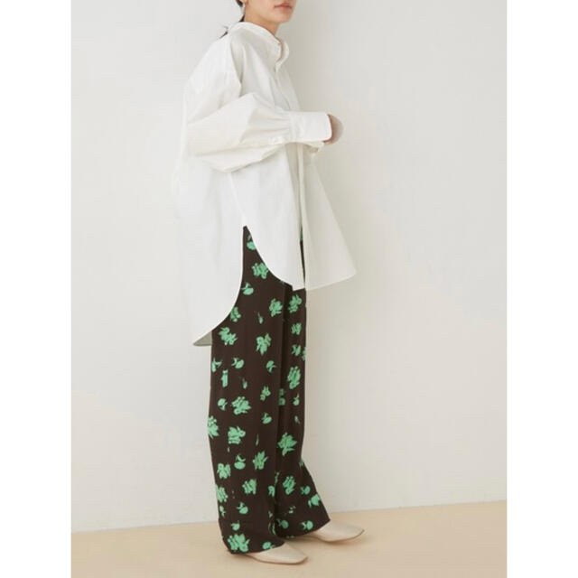 新品】GANNI ガニー 花柄 フラワー ワイドパンツ 34 - カジュアルパンツ