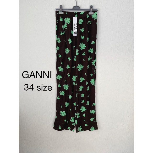 新品ガニー　GANNI 花柄　パンツ