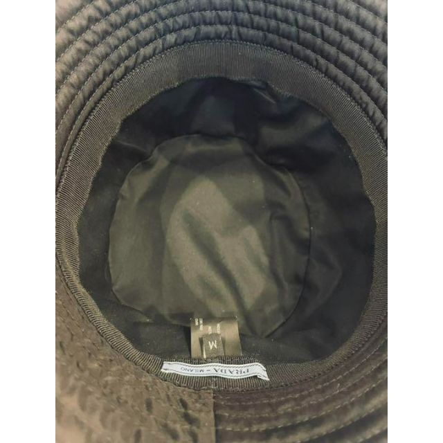 PRADA - PRADA プラダ バケットハット 帽子 黒 Mサイズの通販 by H_。's shop｜プラダならラクマ