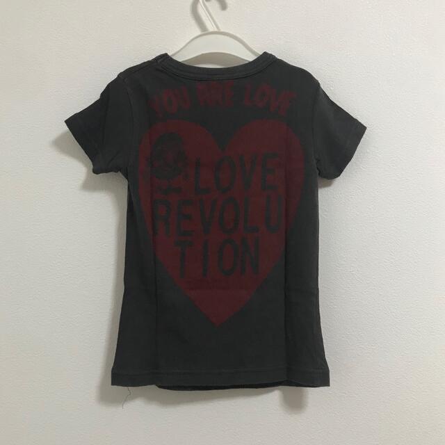 LOVE REVOLUTION(ラブレボリューション)のLOVE REVOLUTION   半袖　Tシャツ  ラブレボ キッズ/ベビー/マタニティのキッズ服女の子用(90cm~)(Tシャツ/カットソー)の商品写真