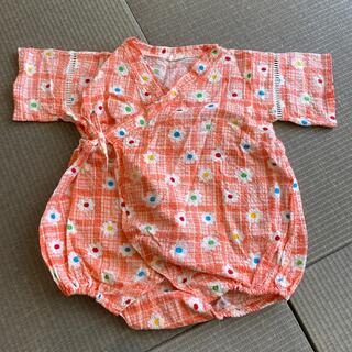 女の子用 浴衣（甚平）ロンパース90サイズ(甚平/浴衣)
