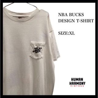 NBA TEAM BUCKS バックス　Tシャツ 古着　ゆるだぼ(Tシャツ/カットソー(半袖/袖なし))