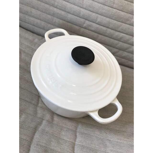 LE CREUSET - 【kaiさま専用】ル・クルーゼ 鍋 18センチ 白の通販 by