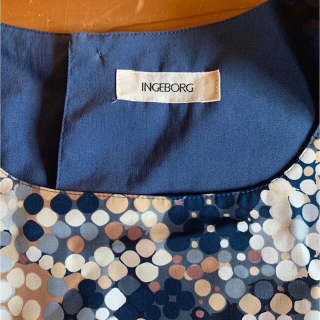 INGEBORG(インゲボルグ)の美品 インゲボルグ ブラウス レディースのトップス(シャツ/ブラウス(半袖/袖なし))の商品写真