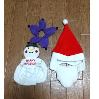 スリーコインズ(3COINS)のペットかぶりもの クリスマス ハロウィン 犬猫(猫)