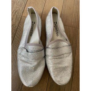 レペット(repetto)のレペット　マイケル　オーロラ　シルバー　サイズ37 23cm(バレエシューズ)