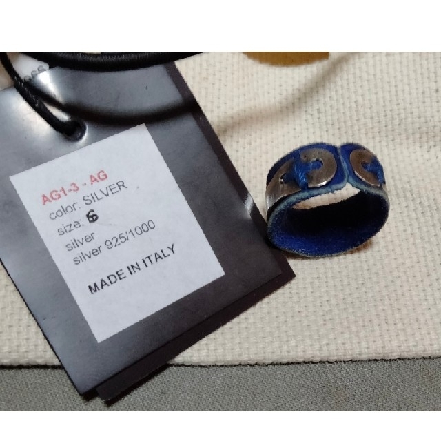 m.a+ エムエークロス レザーリング メンズのアクセサリー(リング(指輪))の商品写真