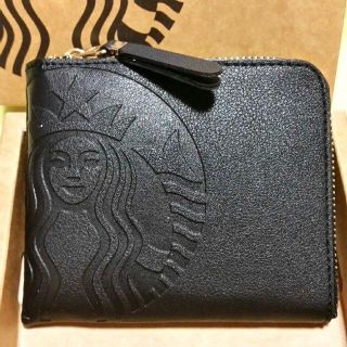 スターバックスコーヒー(Starbucks Coffee)の【新品】スターバックス　ラッキーウォレット　コインケース　黒　財布　スタバ(折り財布)