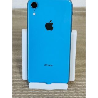 アップル(Apple)のiPhoneXR　128GB ブルー　バッテリー92％・SIMフリー(スマートフォン本体)