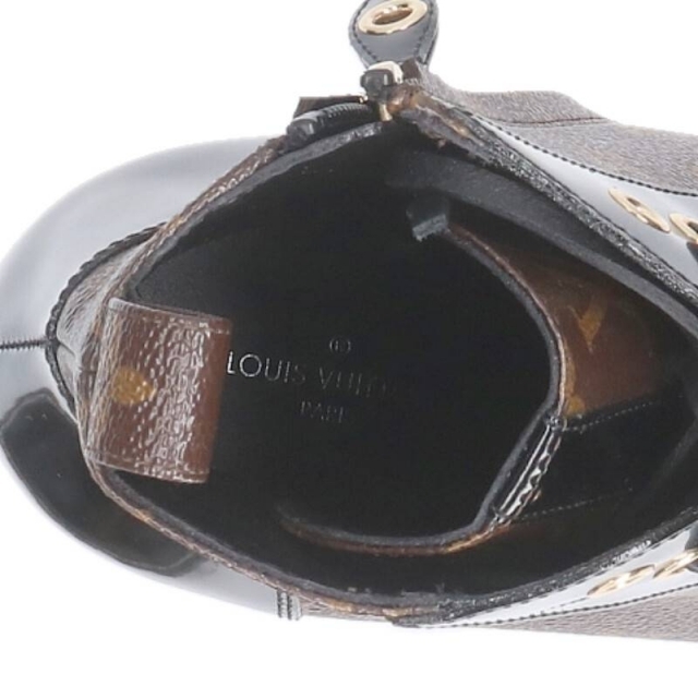 LOUIS VUITTON(ルイヴィトン)のルイヴィトン モノグラムジップアップアンクルブーツ 37 レディースの靴/シューズ(ブーツ)の商品写真