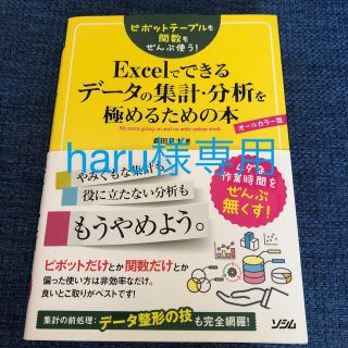 ピボットテーブルも関数もぜんぶ使う！Ｅｘｃｅｌでできるデータの集計・分析を極める(コンピュータ/IT)