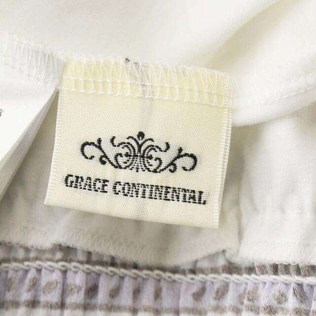 GRACE CONTINENTAL(グレースコンチネンタル)のグレースコンチネンタル 20SS カットソー 36 S 白 レディースのトップス(カットソー(半袖/袖なし))の商品写真