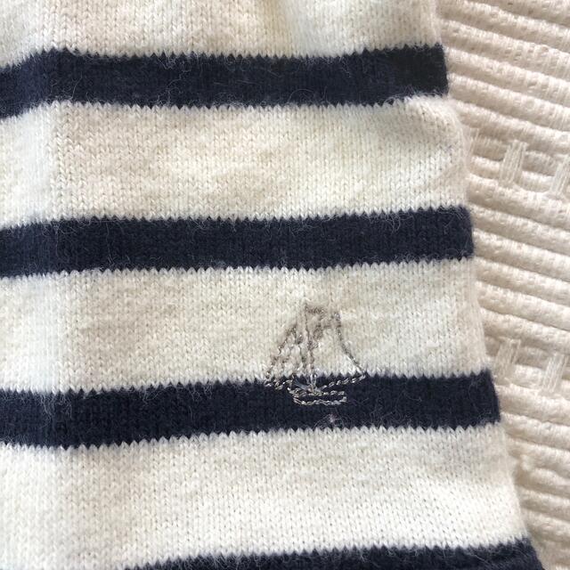 PETIT BATEAU(プチバトー)の値下げ　プチバトーワンピース　12ヶ月 サイズ74 キッズ/ベビー/マタニティのベビー服(~85cm)(ワンピース)の商品写真