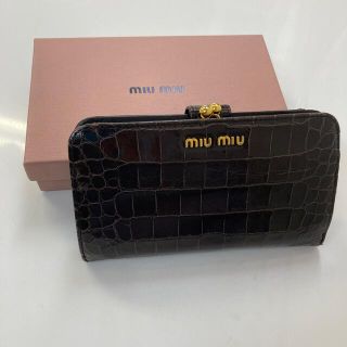 ミュウミュウ(miumiu)のミュウミュウ　がま口財布(財布)