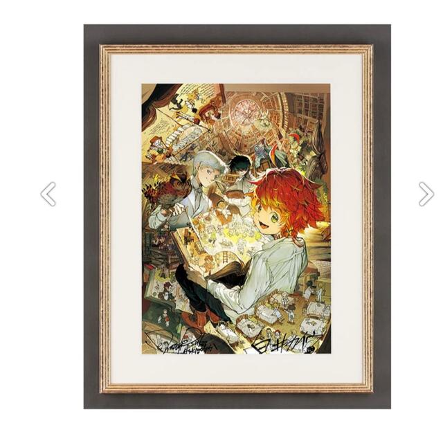 約束のネバーランド展　複製原画　キービジュアル　直筆サイン入りおもちゃ/ぬいぐるみ