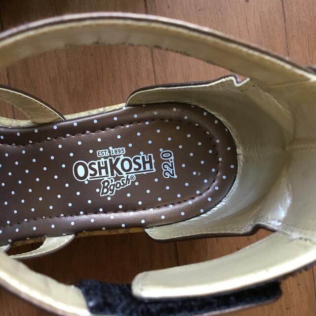 OshKosh(オシュコシュ)のオシュコシュ　サンダル　22㎝ キッズ/ベビー/マタニティのキッズ靴/シューズ(15cm~)(サンダル)の商品写真