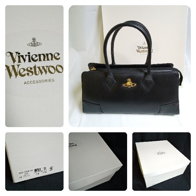 Vivienne Westwood(ヴィヴィアンウエストウッド)のレア!!Vivienne Westwood★皮革バッグ2点★プレーンシリー レディースのバッグ(ハンドバッグ)の商品写真