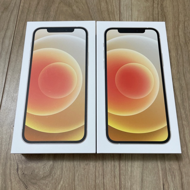 iPhone12 64GB 2台セットsimフリー ホワイト MGHP3J/A iPhone12 64GB 2台セットsimフリー ホワイト MGHP3J/A