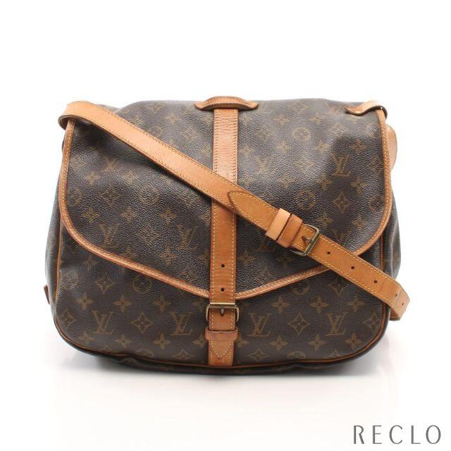 LOUIS VUITTON - ソミュール35 モノグラム ショルダーバッグ PVC