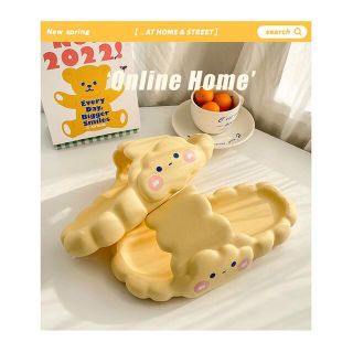 マカロンスリッパ  ルームシューズ サンダル かわいい　新品未使用☆(スリッパ/ルームシューズ)