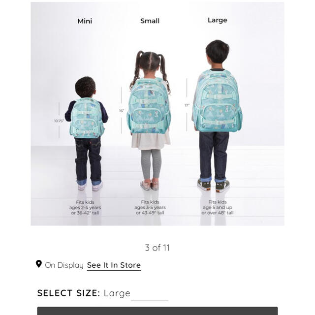 Pottery Barn - 【新品】pottery barn kids アナ雪 リュック L Pottery Barn - 【新品】pottery barn kids アナ雪 リュック L