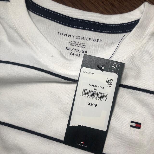 【未使用】トミーヒルフィガー（Tommy Hilfiger ）ボーダーTシャツ キッズ/ベビー/マタニティのキッズ服男の子用(90cm~)(Tシャツ/カットソー)の商品写真