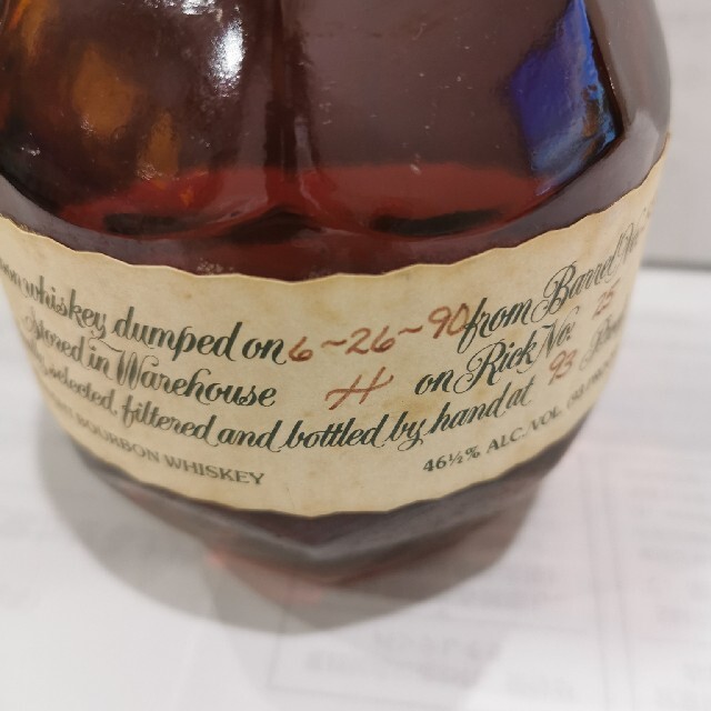 【古酒 ブラントン シングルバレル 1990年 未開栓 バーボン ウイスキー