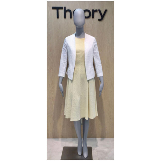 theory(セオリー)のTheory 19ss リネンフレアワンピース レディースのワンピース(ひざ丈ワンピース)の商品写真