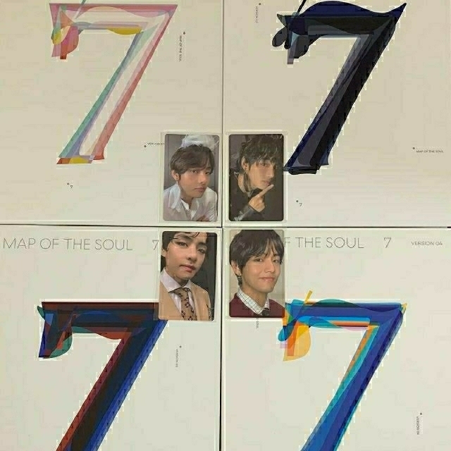 BTS MAP OF TBE SOUL 7 4形態とトレカ テヒョン コンプ- BTS MAP OF TBE SOUL 7 4形態とトレカ テヒョン コンプ-