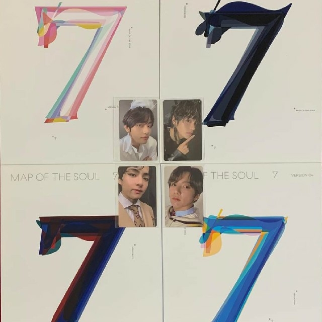 BTS MAP OF THE SOUL 7 4形態とトレカ テヒョン JKJIN