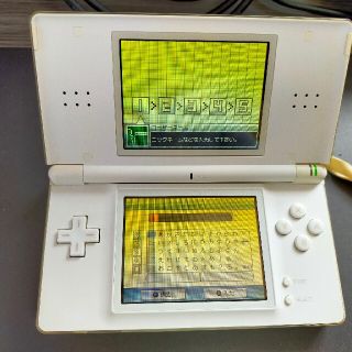 ニンテンドーDS(ニンテンドーDS)のニンテンドーDS Lite （クリスタルホワイト）(携帯用ゲーム機本体)