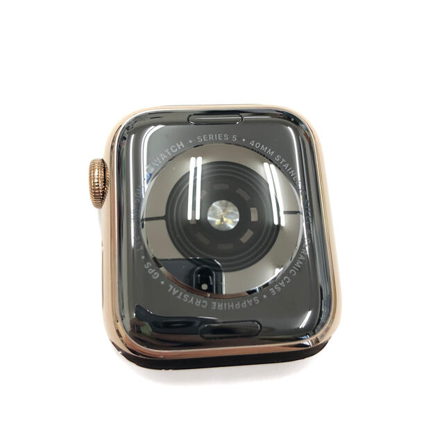 Apple Watch(アップルウォッチ)のApple Watch series5 ゴールドステンレス アップルウォッチ メンズの時計(腕時計(デジタル))の商品写真