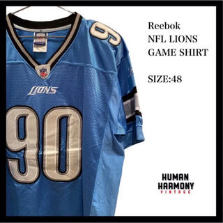 リーボック(Reebok)のReebok NFL TEAM LIONS ライオンズ　ゲームシャツ　古着(シャツ)