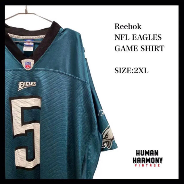 正規品100%新品】 Reebok Reebok NFL TEAM EAGLES イーグルス Tシャツ ゲームシャツの通販 by  お値下げ可能!まとめ割◎フォロー歓迎!!｜リーボックならラクマ