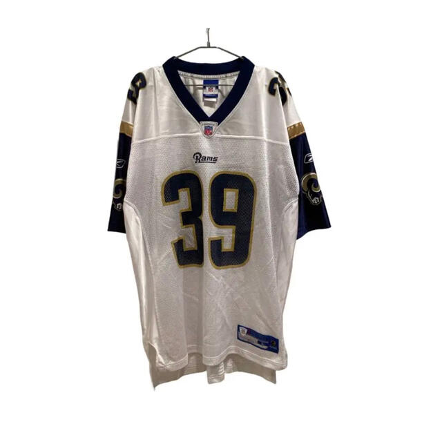 Reebok(リーボック)のReebok リーボック　NFL TEAM RAMS ラムズ　ゲームシャツ　古着 メンズのトップス(その他)の商品写真