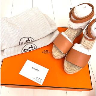 エルメス(Hermes)の週末限定価格HERMES ★大人気 ケリーサンダル ディボリ 35 ほぼ未使用品(サンダル)