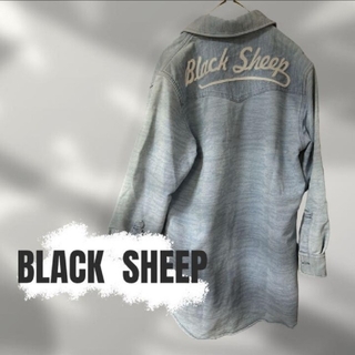 Black Sheep - 最終価格！ BLACK SHEEP デニムシャツ バックロゴ