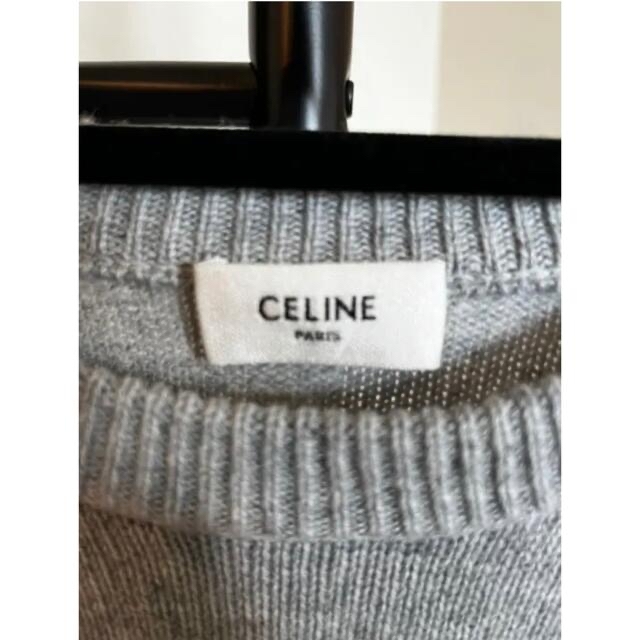 celine(セリーヌ)のニット /セーター/セリーヌ/グレー メンズのトップス(ニット/セーター)の商品写真