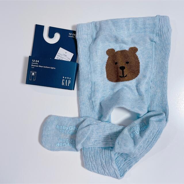 babyGAP(ベビーギャップ)のくまさんケーブルニットタイツ (ベビー＆幼児) キッズ/ベビー/マタニティのこども用ファッション小物(靴下/タイツ)の商品写真