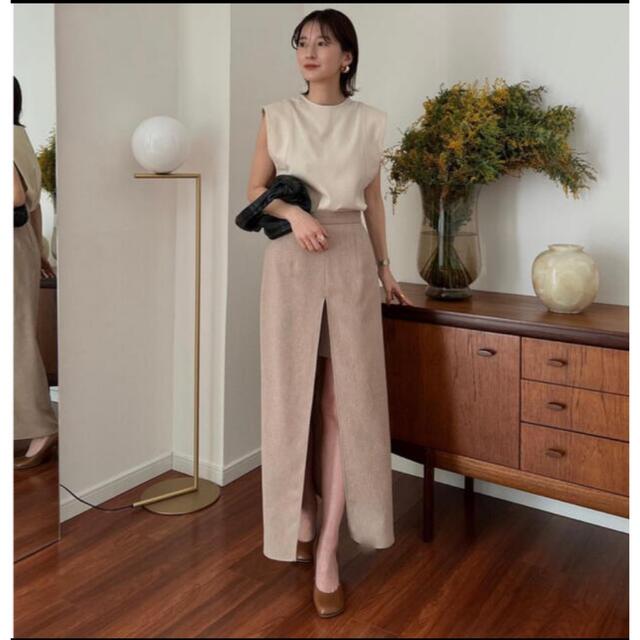 DEEP SLIT SHORT PANTS LAYER SKIRT BEIGE DEEP SLIT SHORT PANTS LAYER SKIRT BEIGE