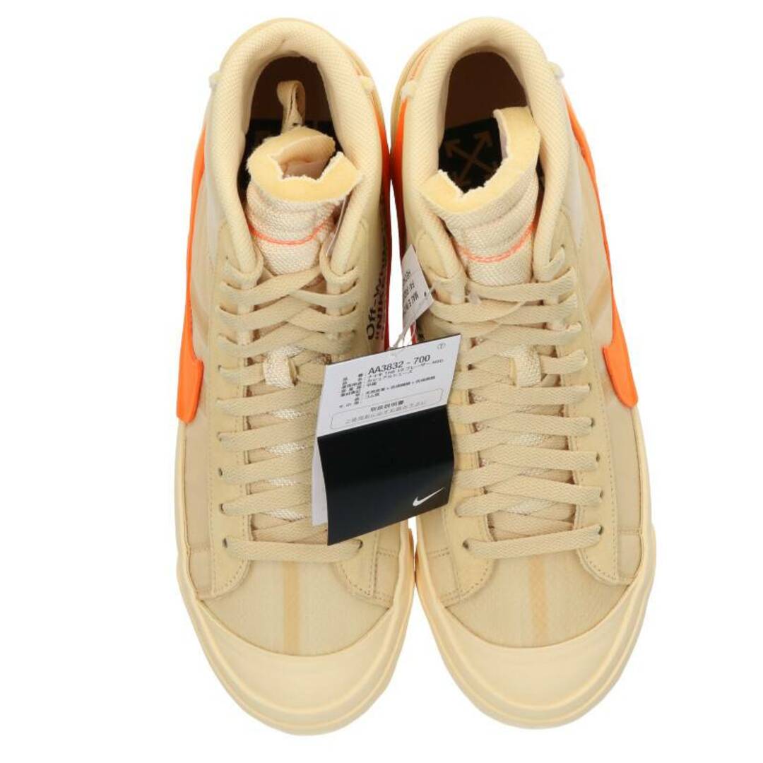 ナイキ ×オフホワイト/OFF-WHITE BLAZER MID ALL HALLOWS EVE AA3832-700  ブレーザーミッドハロウィンスニーカー メンズ 28cm