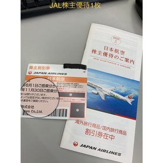 JAL株主優待券 1枚　3000円　(割引券冊子含む)(その他)
