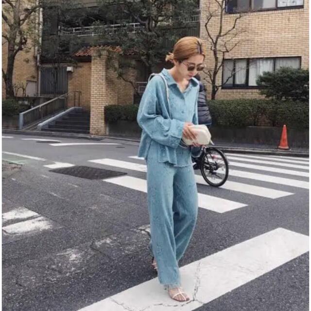 Ameri VINTAGE(アメリヴィンテージ)のパンダさま専用❤️AMERI❤️ZOE JACQUARD KNIT PANTS レディースのパンツ(カジュアルパンツ)の商品写真