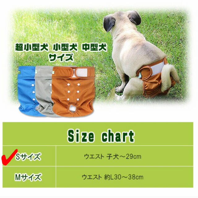 Wegreeco 犬用オムツ/PETTING IS CARING犬用オムツ その他のペット用品(犬)の商品写真