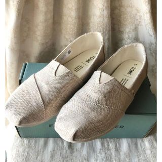 ユナイテッドアローズ(UNITED ARROWS)の新品♡ユナイテッドアローズ購入 TOMS キャンバススリッポン 24.0(スリッポン/モカシン)