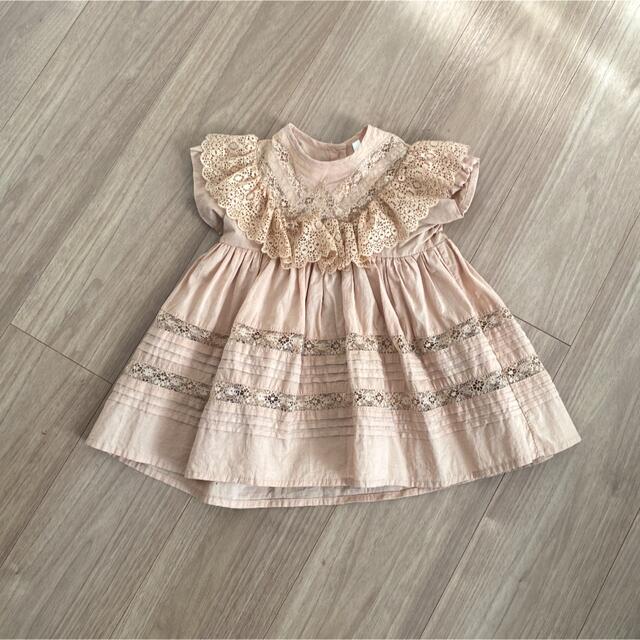 Caramel baby&child (キャラメルベビー&チャイルド)のNORALEE GOLDIE DRESS PINK 12M ライリーアンドクルー キッズ/ベビー/マタニティのベビー服(~85cm)(ワンピース)の商品写真